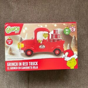 Dr. Seuss Grinch in Red Truck Light-Up Decor NEW Christmas